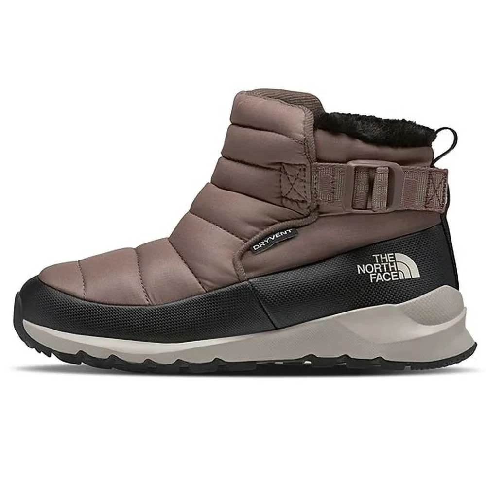 NORTH FACE Women's ThermoBall Pull On Waterproof Boot - Deep Taupe/TNF Black- Regular (B) - Image 2