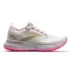 BROOKS Women's Glycerin StealthFit 20 Running Shoe - Grey/Yellow/Pink - Regular (B)