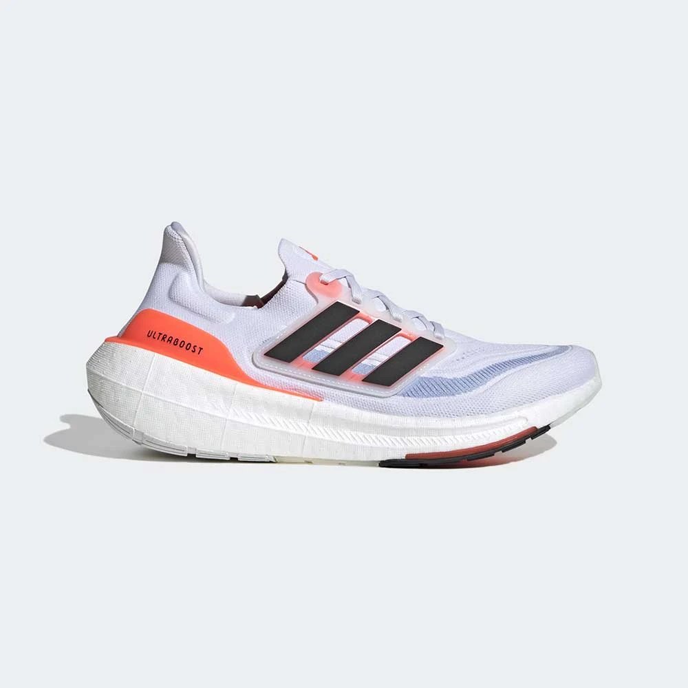 ADIDAS Men's Ultraboost Light Running Shoe - Ftwr White/Core Black/Solar Red - Regular (D)