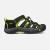 Keen Little Kids' Newport H2 Sandal - Black/Lime Green