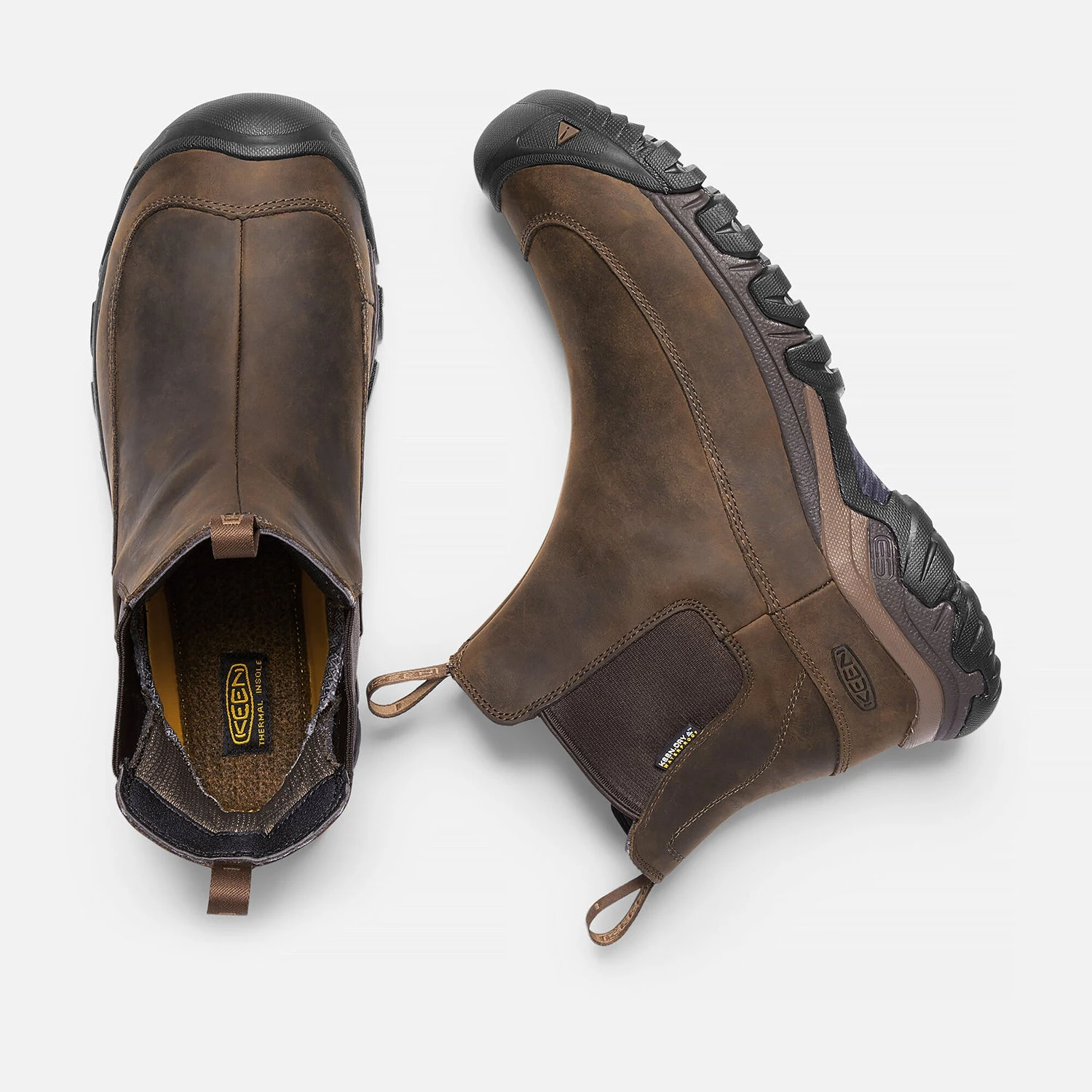 Keen Men's Anchorage III Waterproof Boot - Dark Earth/Mulch- Regular (D) - Image 3