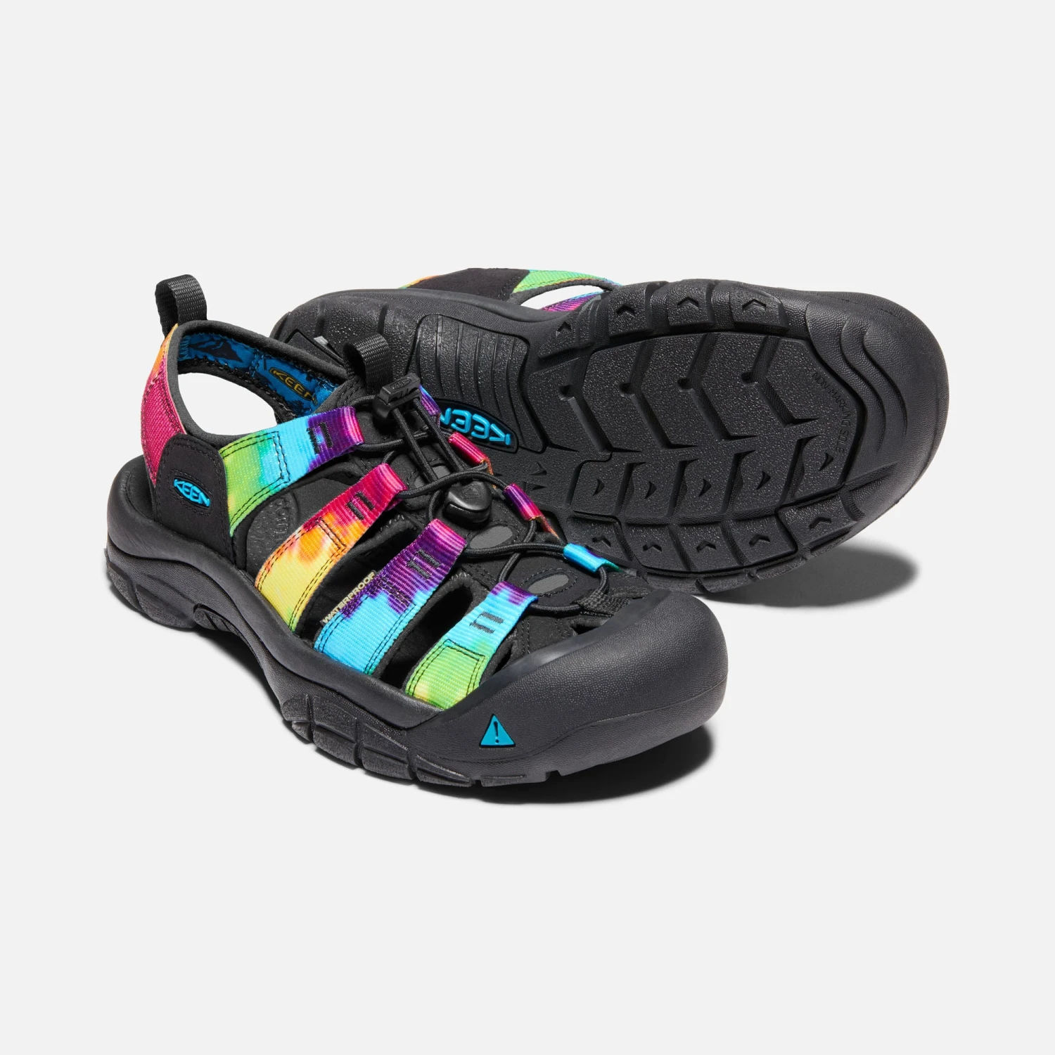 Keen Women's Newport Retro Sandal - Tie Dye- Regular (B) - Image 2
