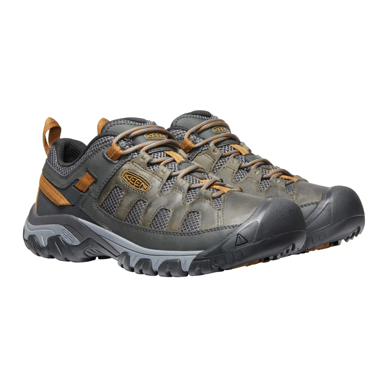 Keen Men's Targhee Vent Trail Shoe - Raven/Bronze Brown - Regular (D) - Image 3