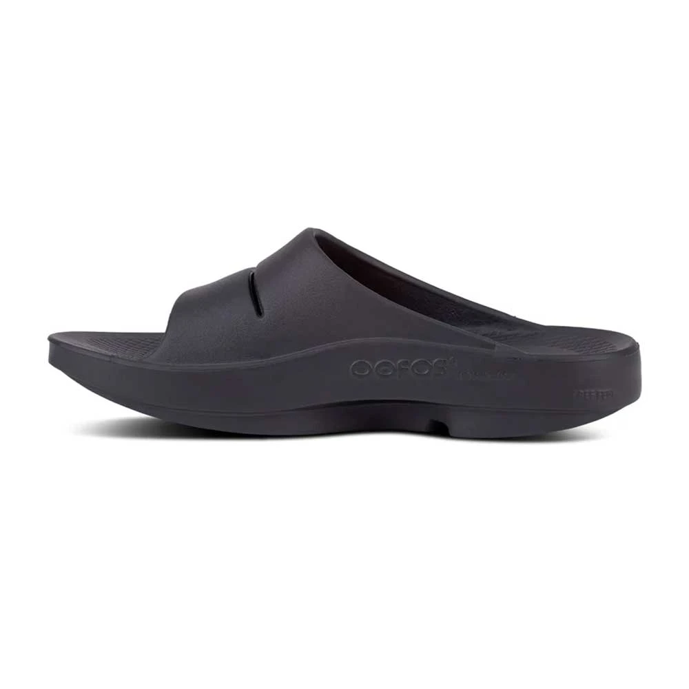 OOfos Unisex OOahh Slide - Black-Regular (D) - Image 4