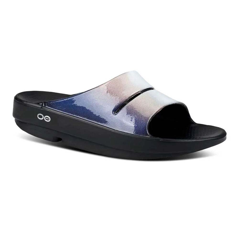 OOfos Women's OOahh Luxe Slide- Calypso - Image 2