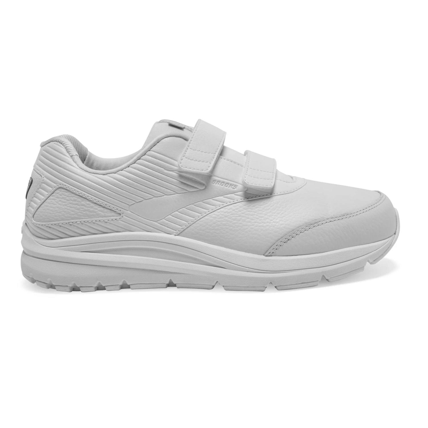 BROOKS Men's Addiction Walker V-Strap 2 Walking Shoe - White/White- Regular (D) - Image 2
