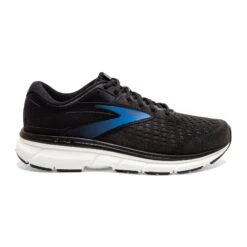 BROOKS Men's Dyad 11 Running Shoe - Black/Ebony/Blue - Regular (D)