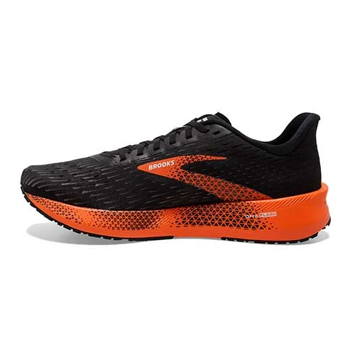 BROOKS Men's Hyperion Tempo Running Shoe- Black/Flame/Grey - Regular (D) - Image 4