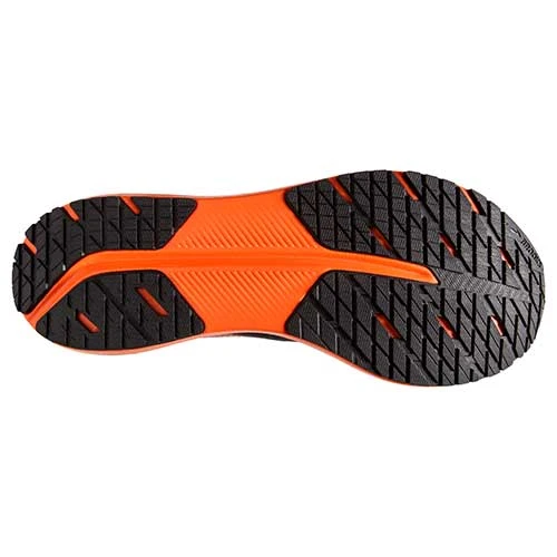 BROOKS Men's Hyperion Tempo Running Shoe- Black/Flame/Grey - Regular (D) - Image 6