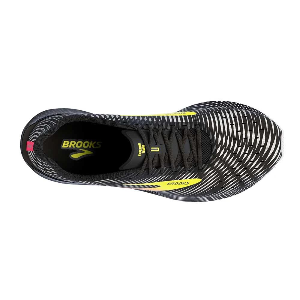BROOKS Men's Hyperion Tempo Running Shoe - Black/Pink/Yellow - Regular (D) - Image 5