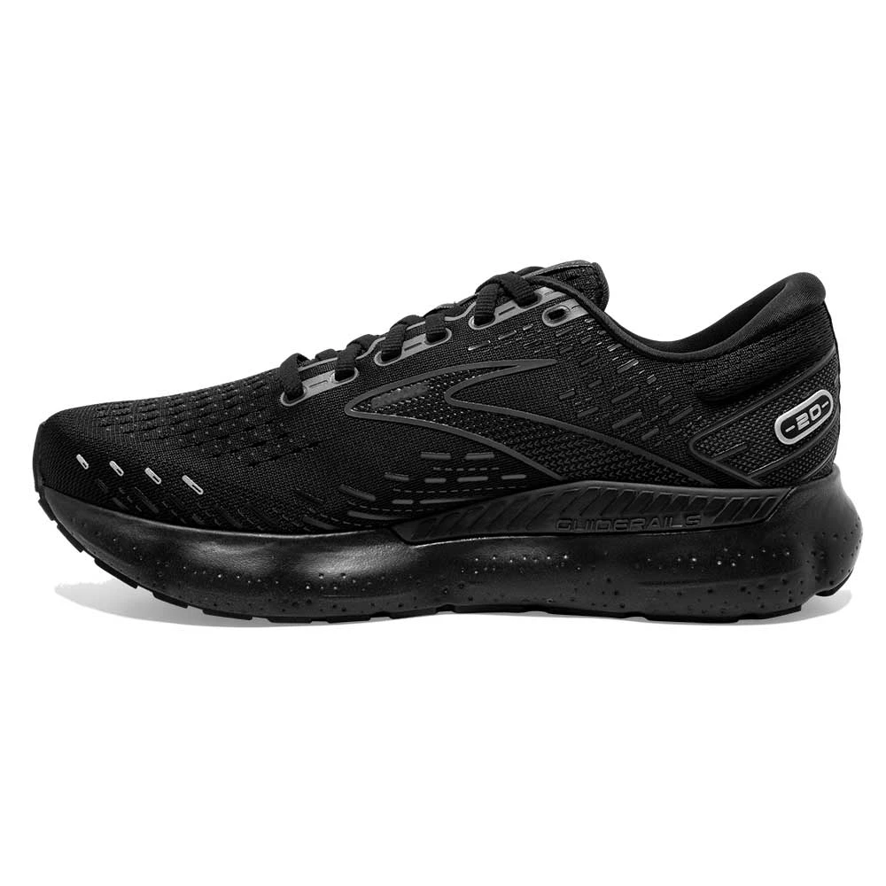 BROOKS Men's Glycerin GTS 20 Running Shoe- Black/Black/Ebony- Regular (D) - Image 3
