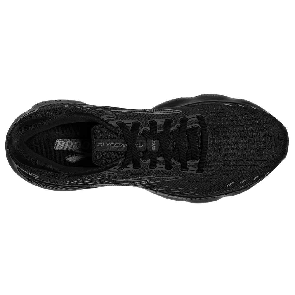 BROOKS Men's Glycerin GTS 20 Running Shoe- Black/Black/Ebony- Regular (D) - Image 4