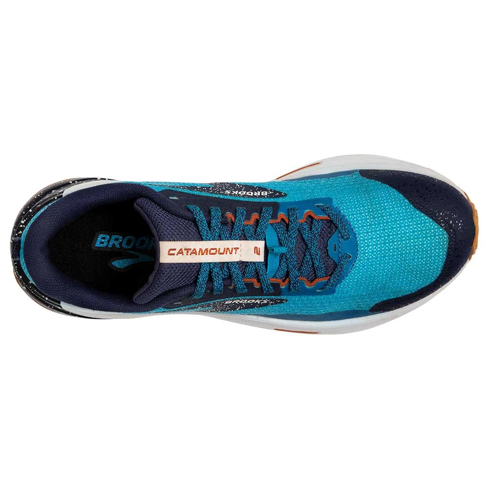 BROOKS Men's Catamount 2 Trail Running Shoe- Peacoat/Atomic Blue/Rooibos - Regular (D) - Image 5