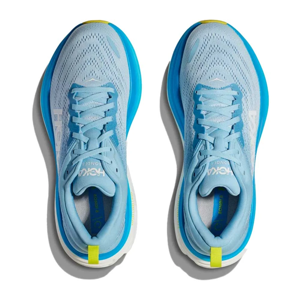 Hoka Men's Bondi 8 Running Shoe - Airy Blue/Diva Blue - Regular (D) - Image 3