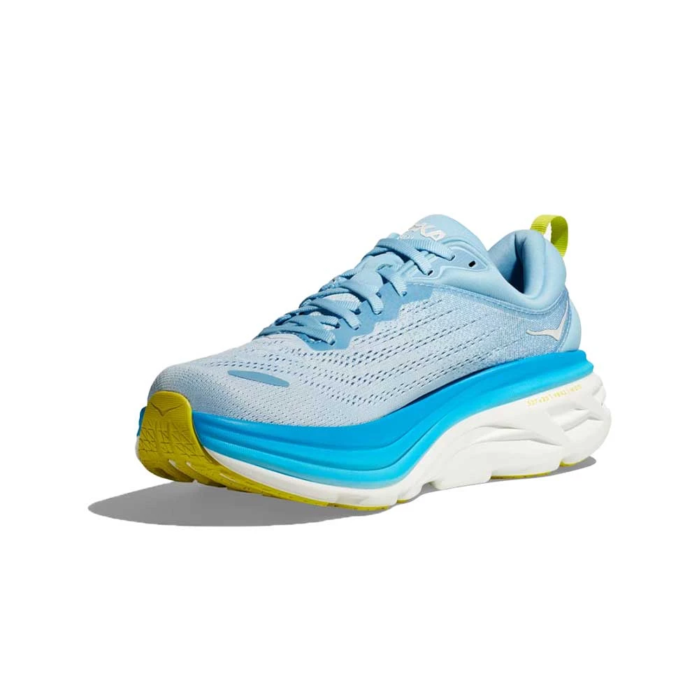 Hoka Men's Bondi 8 Running Shoe - Airy Blue/Diva Blue - Regular (D) - Image 2
