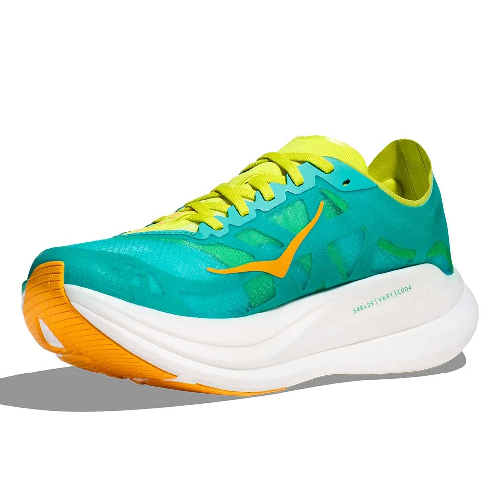 Hoka Unisex Rocket X 2 Running Shoe - Ceramic/Evening Primrose - Regular (D) - Image 3