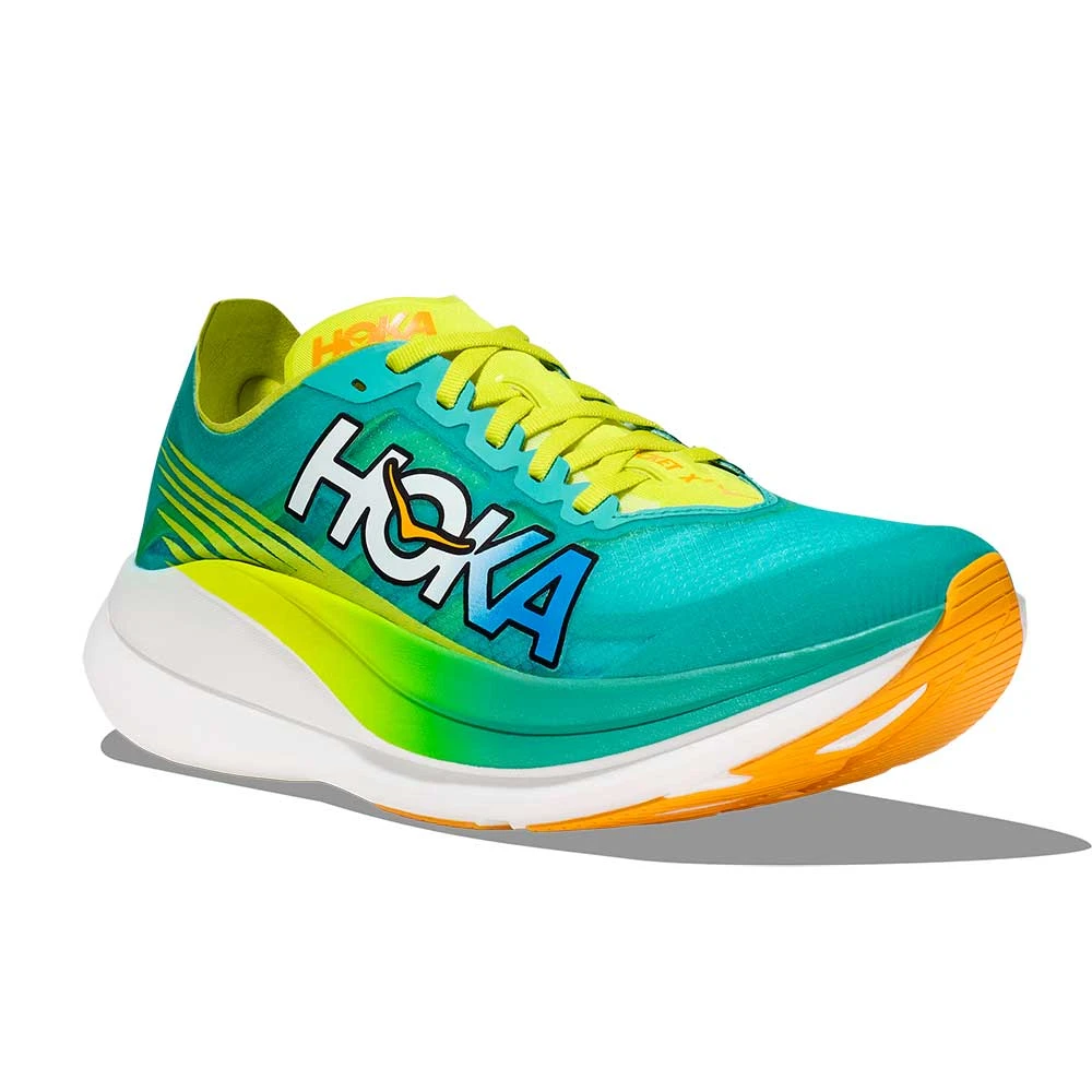 Hoka Unisex Rocket X 2 Running Shoe - Ceramic/Evening Primrose - Regular (D) - Image 2