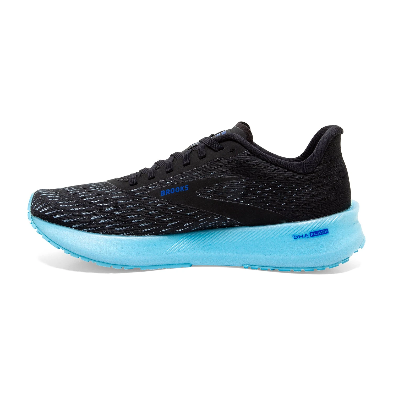 BROOKS Women's Hyperion Tempo Running Shoe - Black/Iced Aqua/Blue - Regular (B) - Image 2