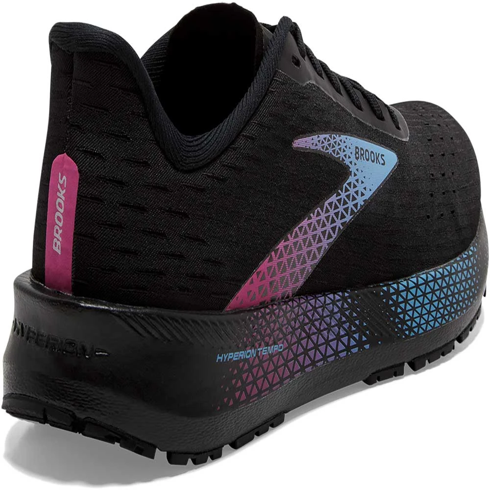 BROOKS Women's Hyperion Tempo Running Shoe - Black/Blissful Blue/Fuchsia - Regular (B) - Image 6