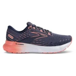 BROOKS Women's Glycerin 20 Running Shoe - Nightshadow/Blue/Pink - Regular (B)