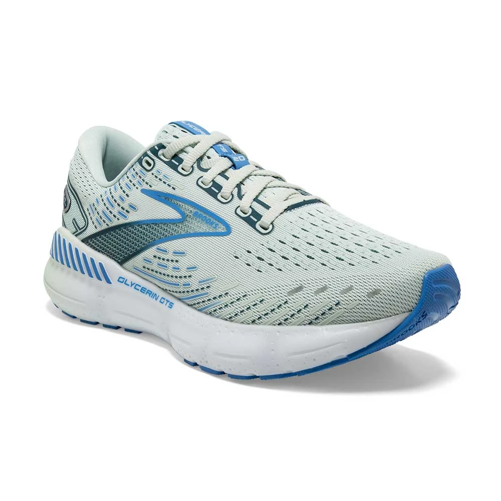 BROOKS Women's Glycerin GTS 20 Running Shoe - Blue Glass/Marina/Legion Blue - Regular (B) - Image 2
