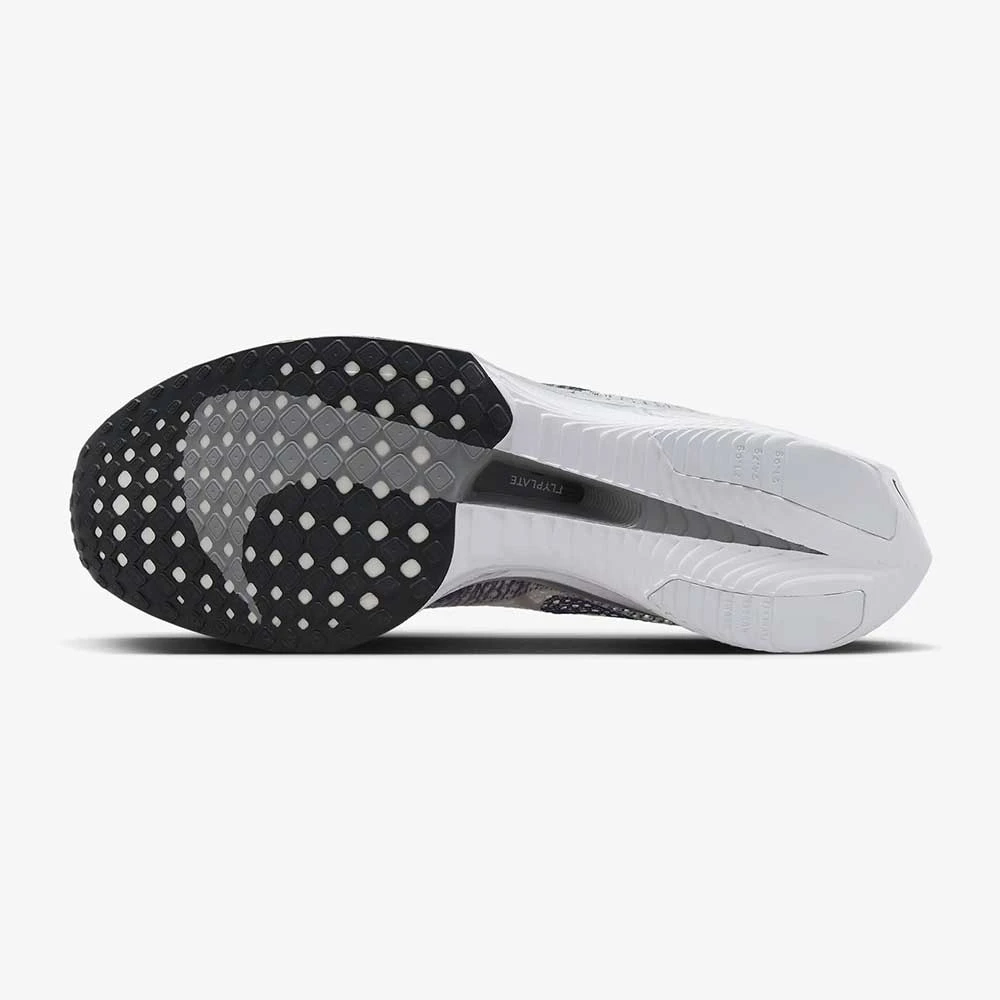Men's Nike ZoomX Vaporfly Next% 3 Running Shoe- White/Dark Smoke Grey/Particle Grey- Regular (D) - Image 4