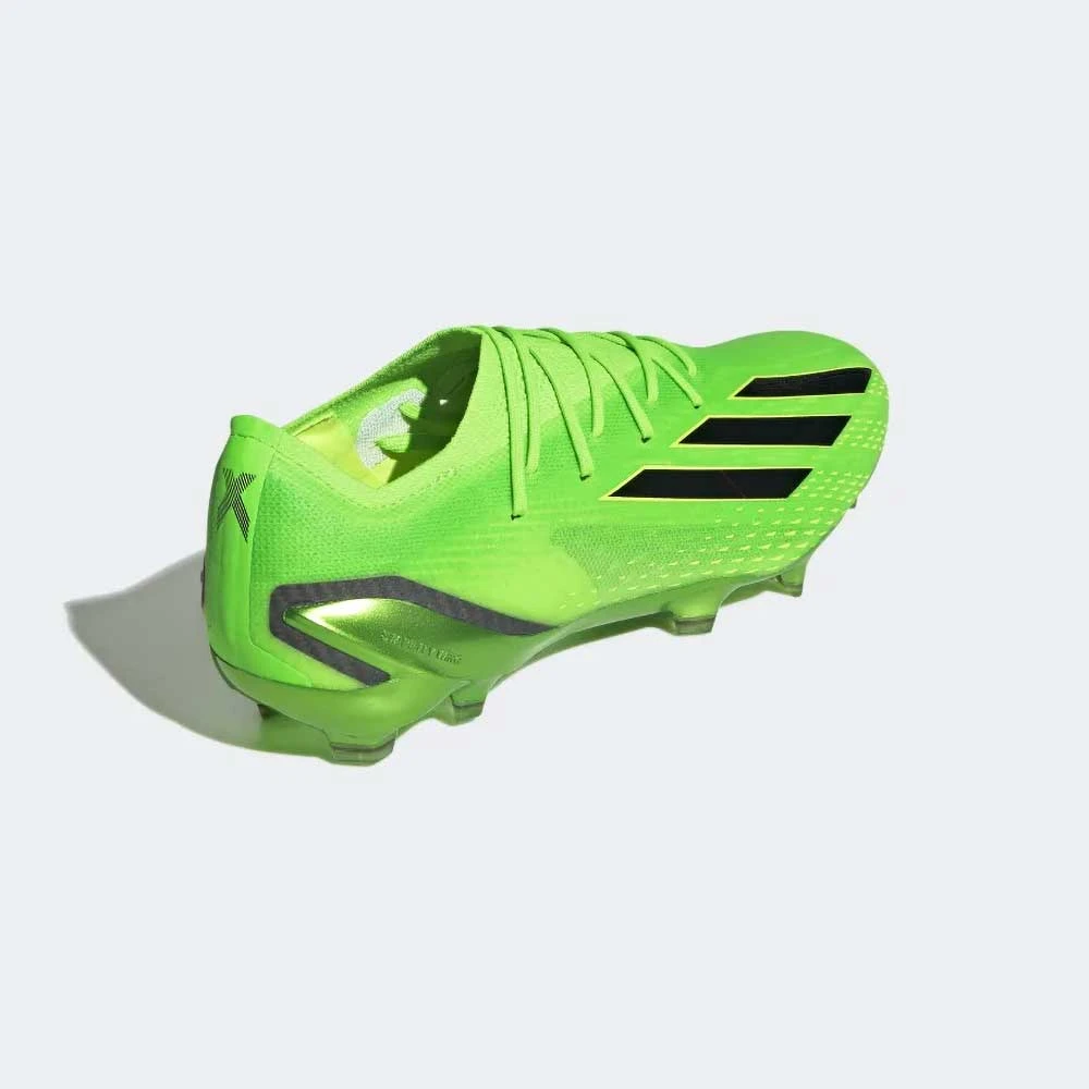 ADIDAS Unisex X SpeedPortal .1 FG Soccer Shoe - Solar Green/Solar Red/Solar Yellow - Image 3