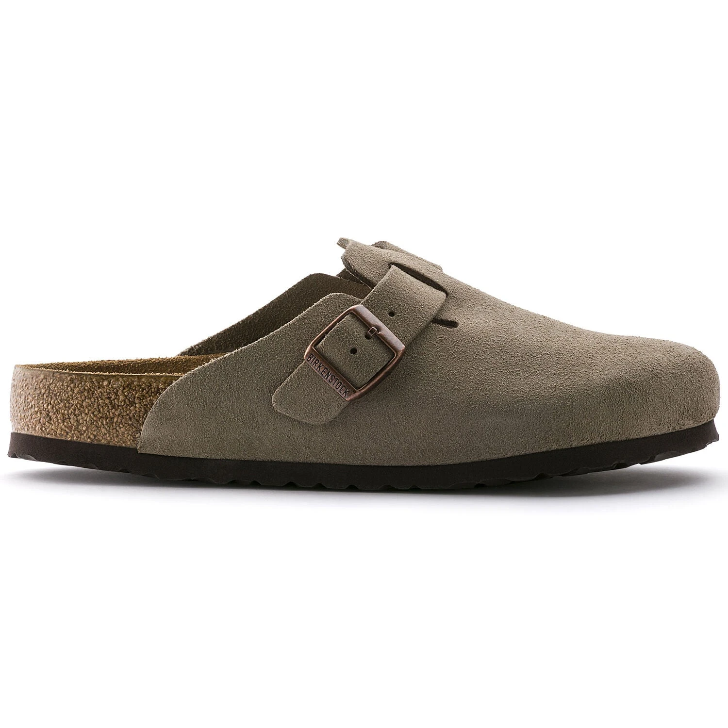 Birkenstock Boston Soft Footbed Taupe Suede- Regular/Wide - Image 5