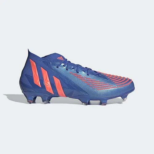 ADIDAS Unisex Predator Edge .1 FG Soccer Shoe - Hi-Res Blue/Turbo/Hi-Res Blue - Regular (D)