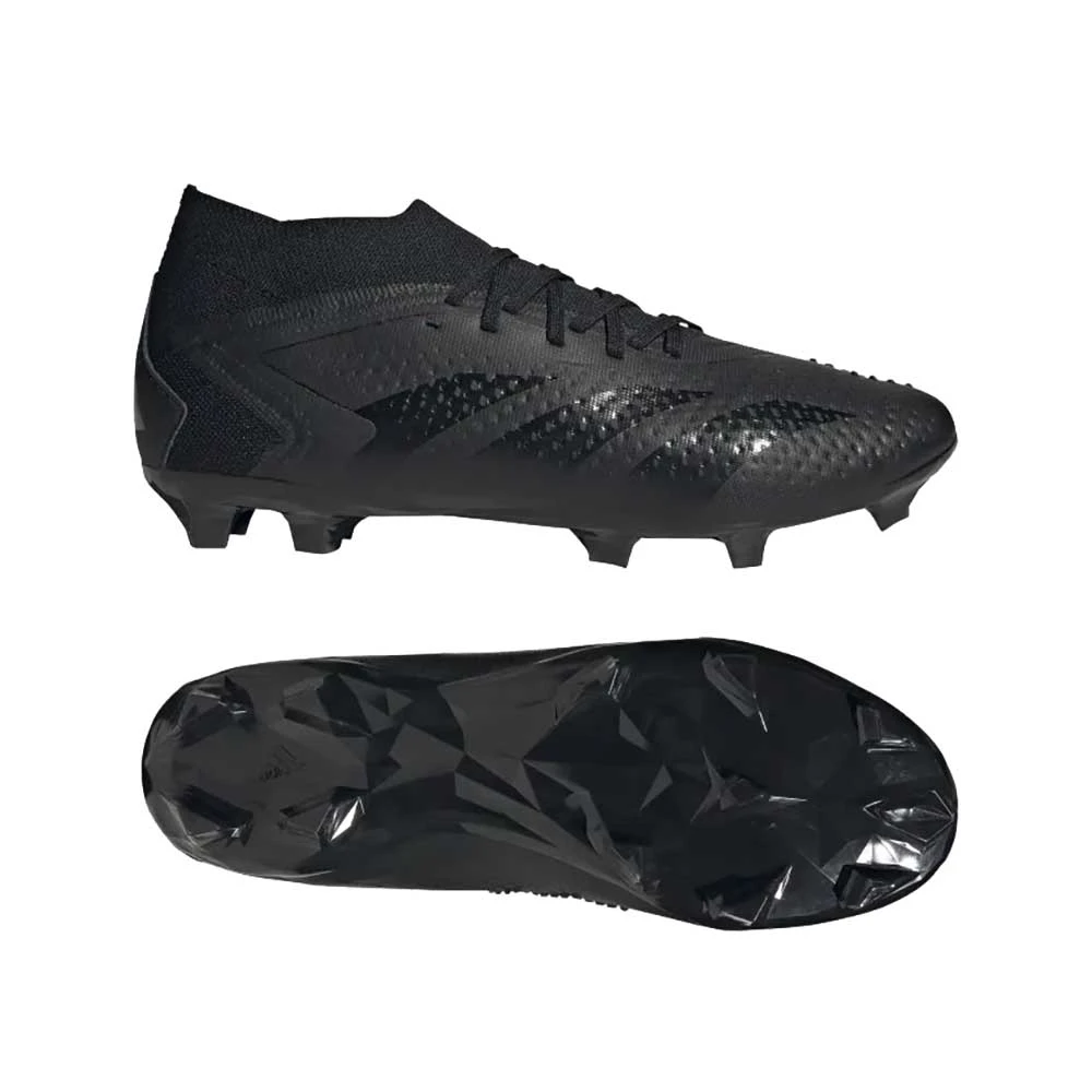 ADIDAS Unisex Predator Accuracy.2 FG Soccer Shoes - Core Black, Core Black, Cloud White - Regular (D) - Image 3