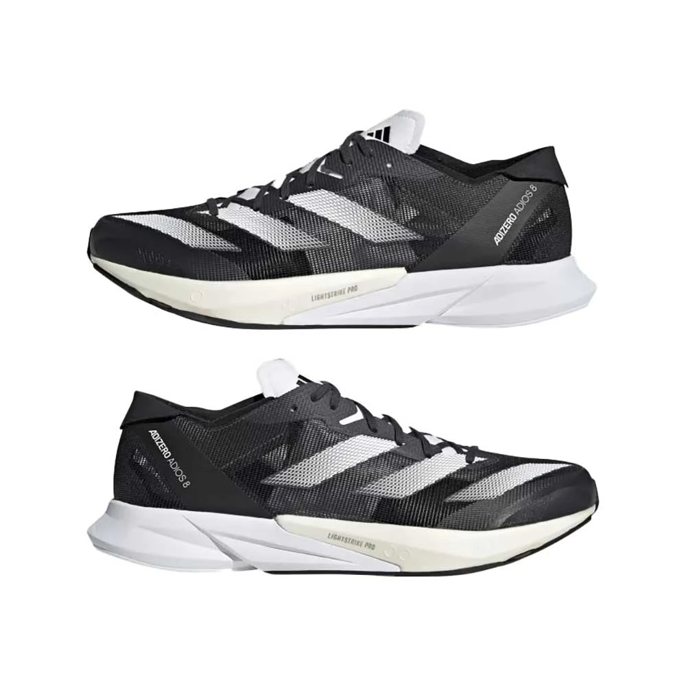 ADIDAS Men'sAdizero Adios 8 Running Shoe - Carbon/FTW White/Cblack - Regular (D) - Image 5