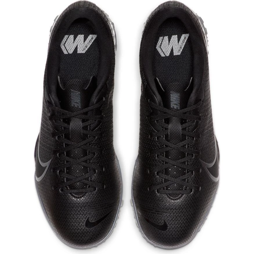 Nike Jr. Mercurial Vapor 13 Academy TF Soccer Cleat - Black/Cool Grey/Metallic Cool Grey - Image 3