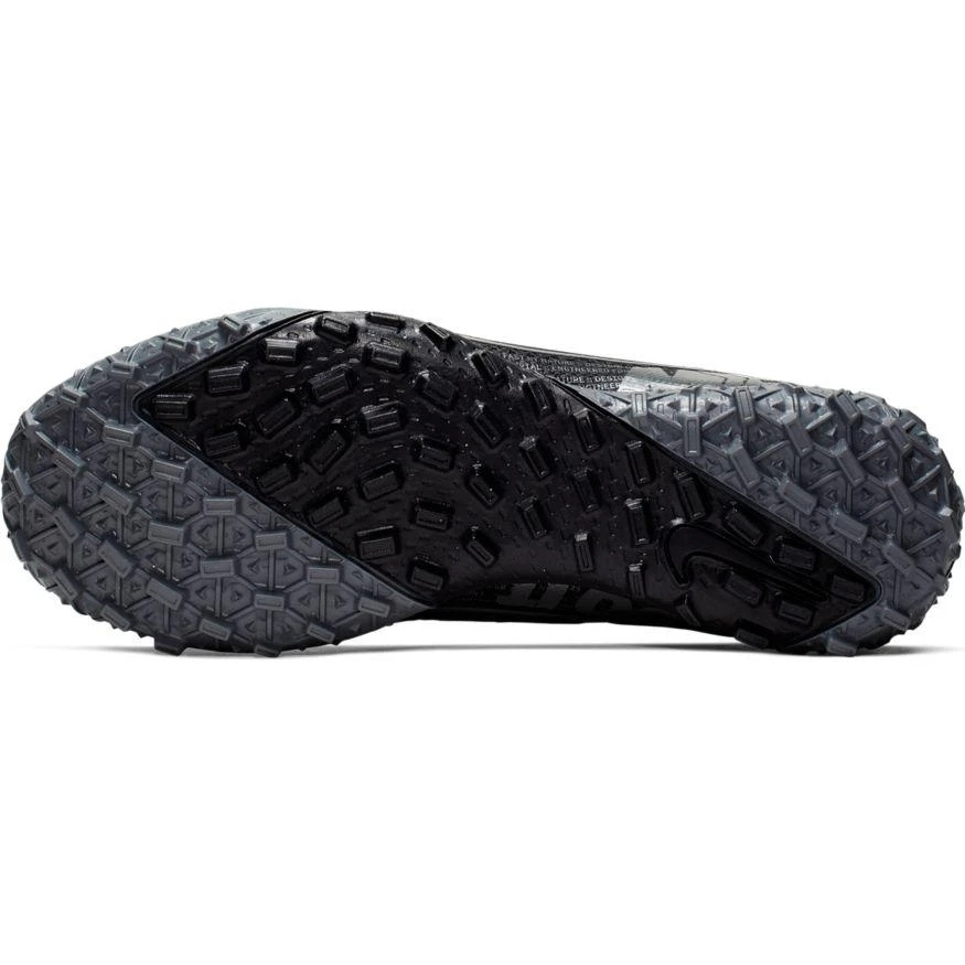 Nike Jr. Mercurial Vapor 13 Academy TF Soccer Cleat - Black/Cool Grey/Metallic Cool Grey - Image 6