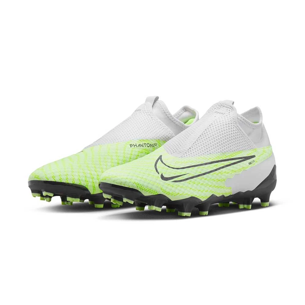 Nike Unisex Phantom GX Academy DF FG/MG Soccer Cleats - Barely Volt/Gridiron - Regular (D) - Image 3