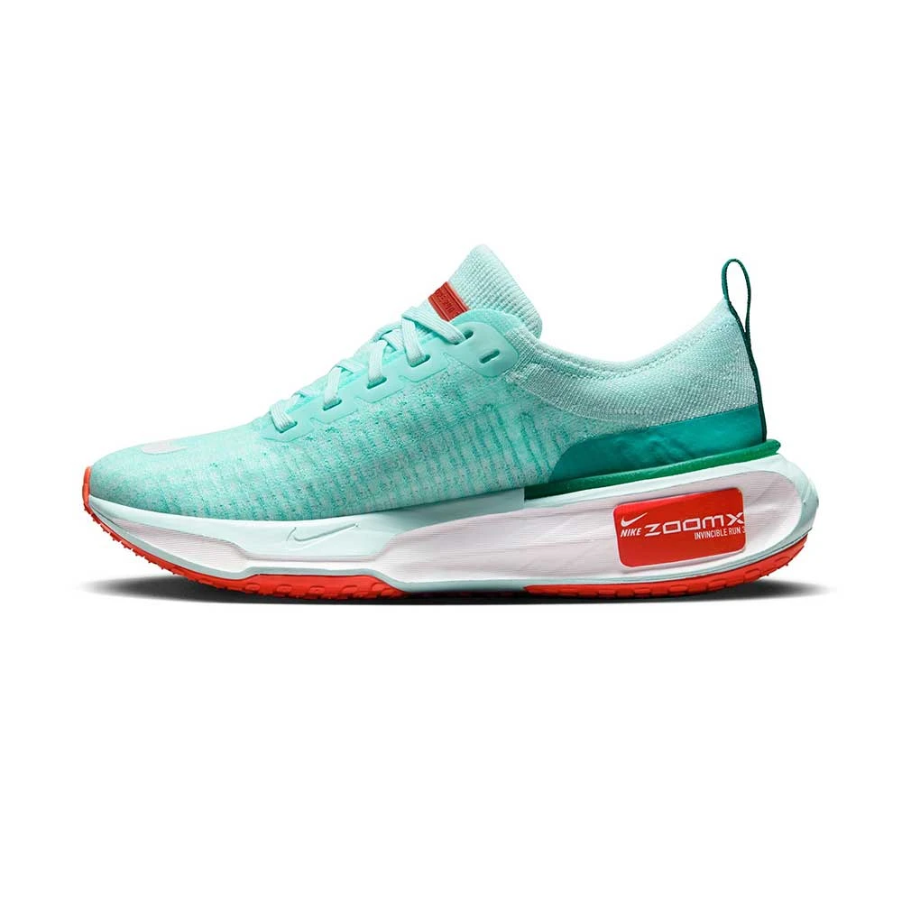 Women's Nike Invincible Run 3 Running Shoe- Jade Ice/White-Clear Jade-Malachite - Regular (B) - Image 2