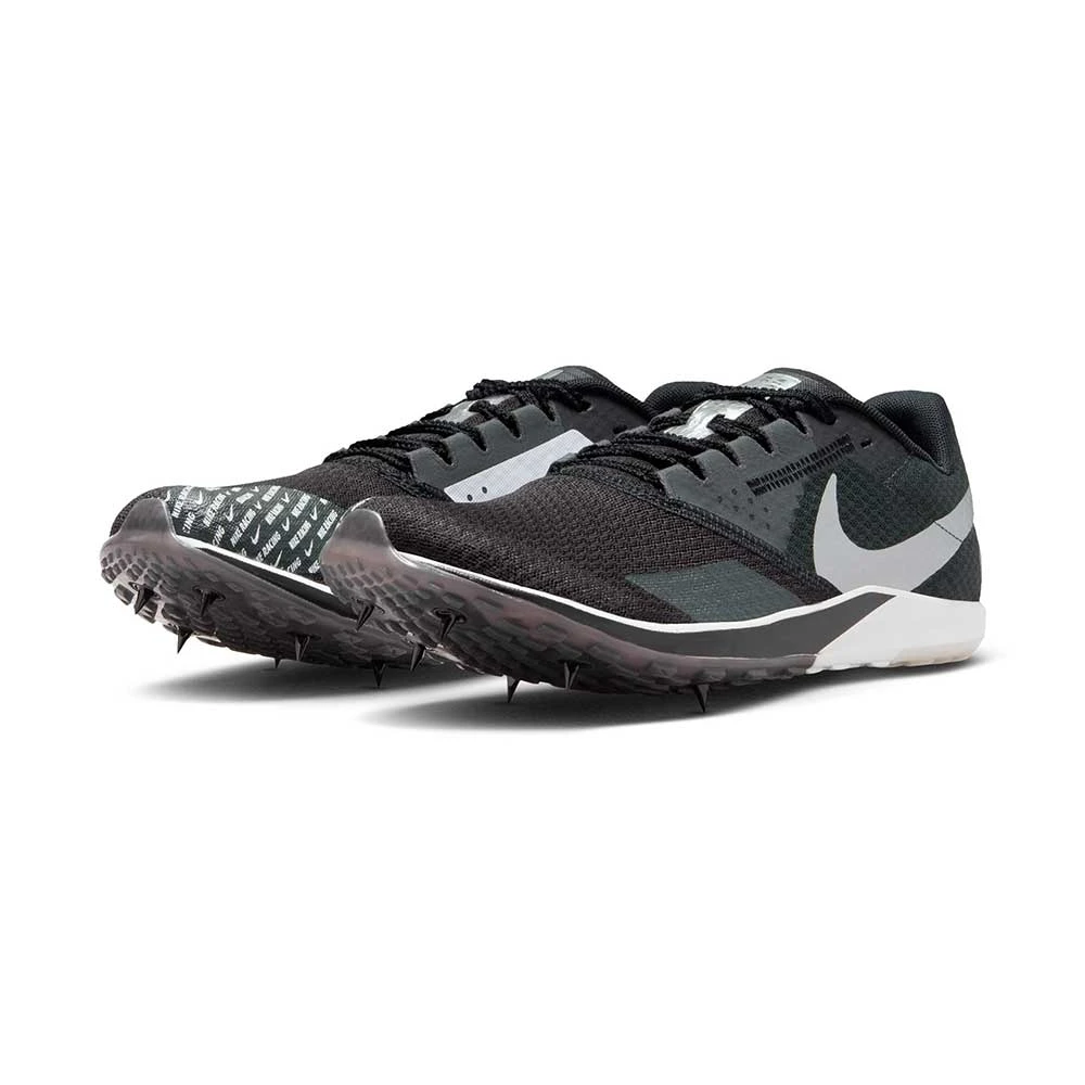 Nike Zoom Rival XC 6 Spike- Black/White/Dk Smoke Grey - Image 3