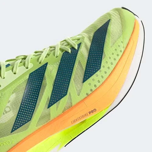 ADIDAS Unisex ADIZERO Adios Pro 2 - Pulse Lime/Real Teal/Flash Orange-Regular (D) - Image 6