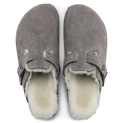 Birkenstock Boston Shearling - Stone - Regular/Wide - Image 6