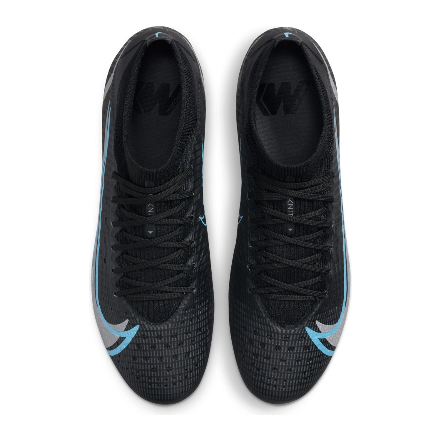 Nike Unisex Mercurial Vapor 14 Pro FG Soccer Shoe - Black/Black/Iron Grey - Regular (D) - Image 4