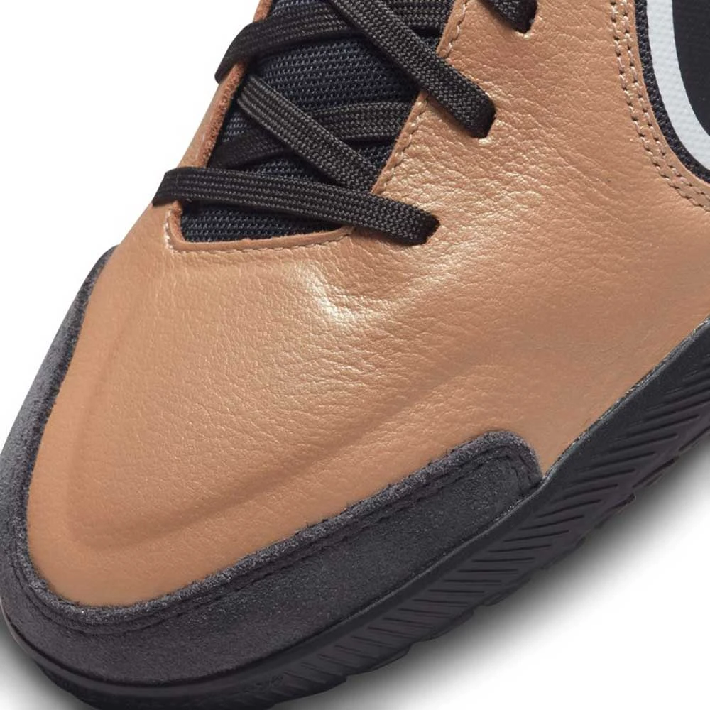 Unisex Nike Tiempo Legend 9 Academy IC/Court Soccer Shoe - Metallic Copper/White - Image 8