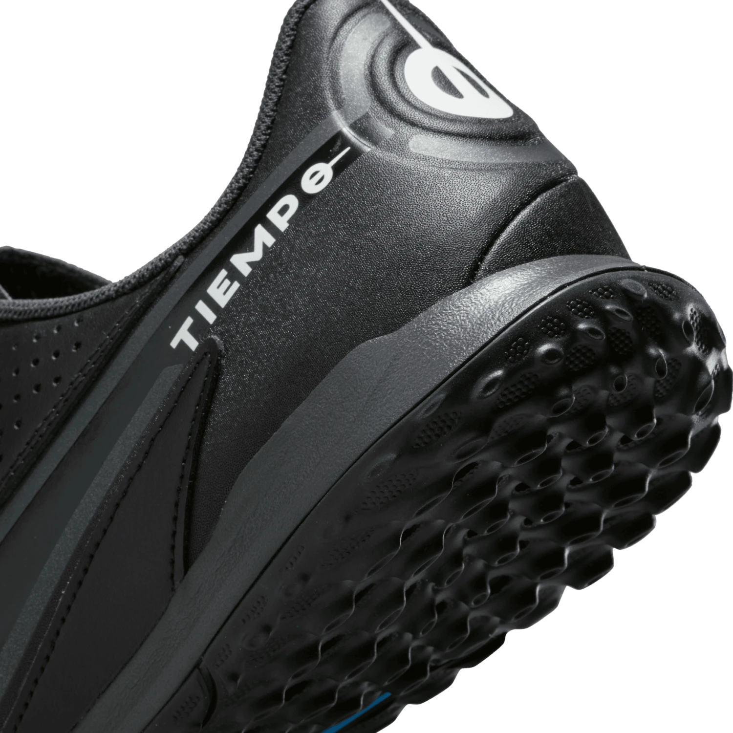 Nike Unisex Tiempo Legend 9 Academy TF Soccer Shoe - Black/Dark Smoke - Regular (D) - Image 4