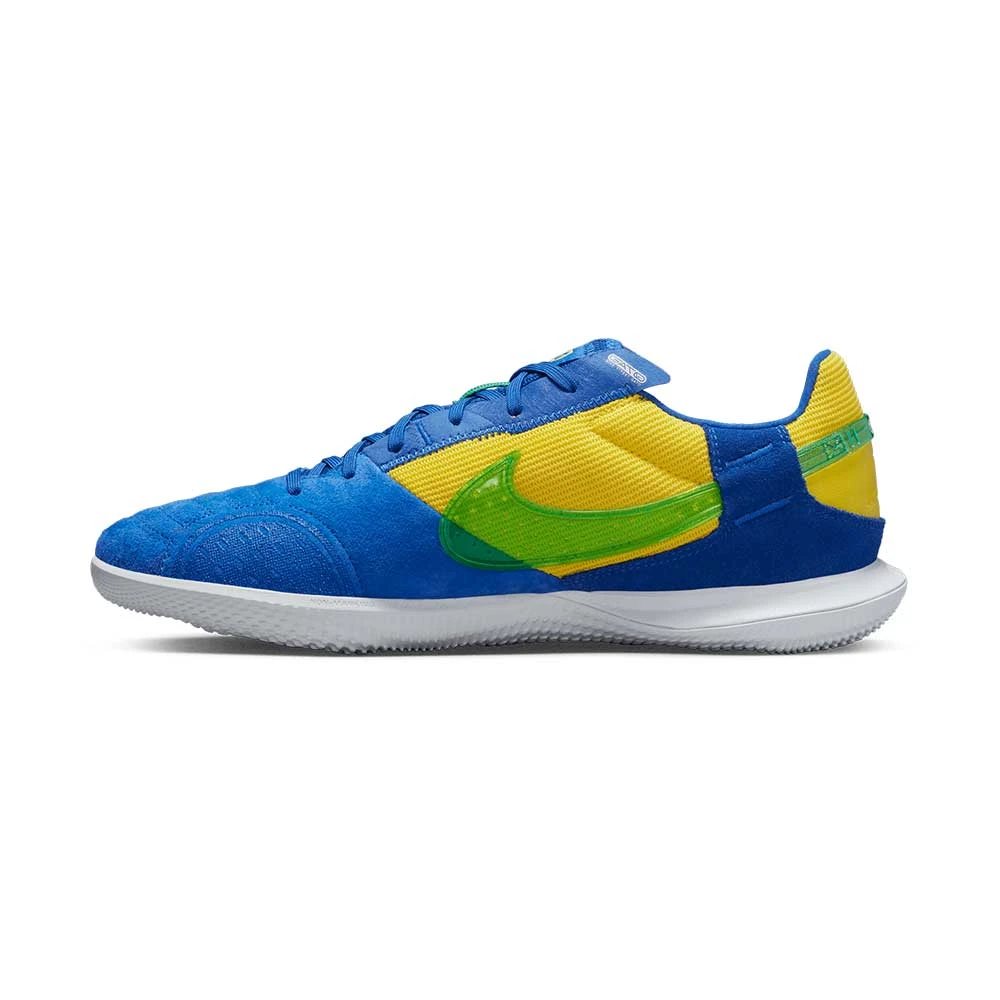Unisex Nike Streetgato IC Soccer Shoe - Game Royal/Stadium Green/Yellow Strike - Image 2