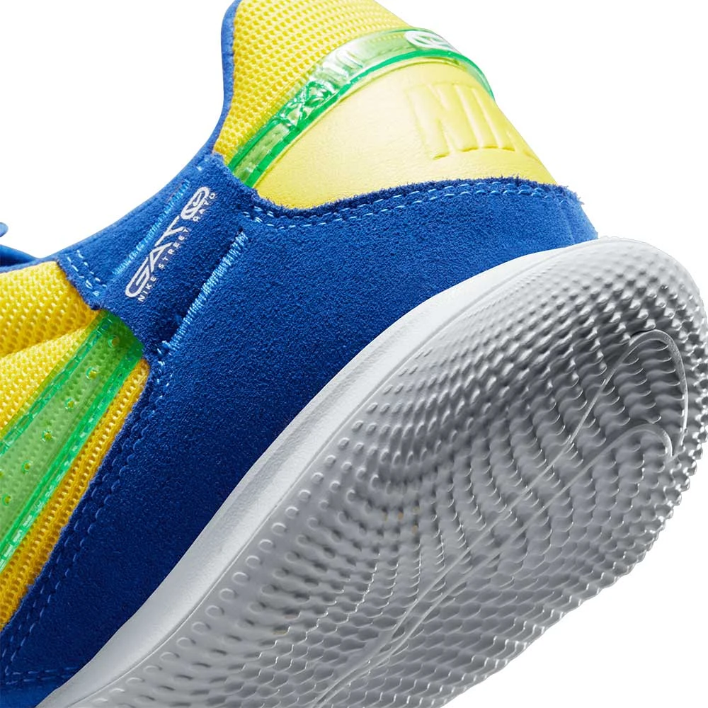 Unisex Nike Streetgato IC Soccer Shoe - Game Royal/Stadium Green/Yellow Strike - Image 5