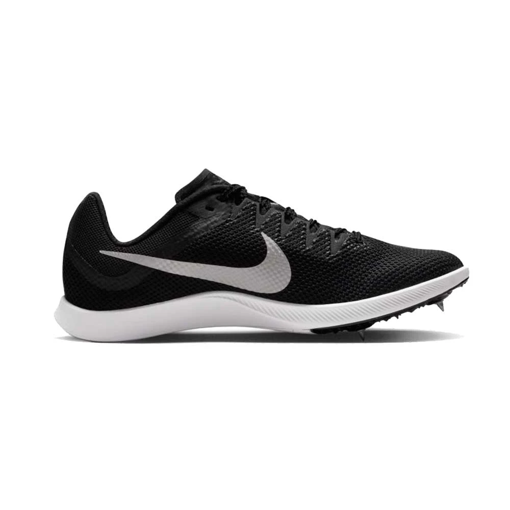 Unisex Nike Zoom Rival Track And Field Distance Spikes - Black/Metallic Silver/Lt Smoke - Regular (D)