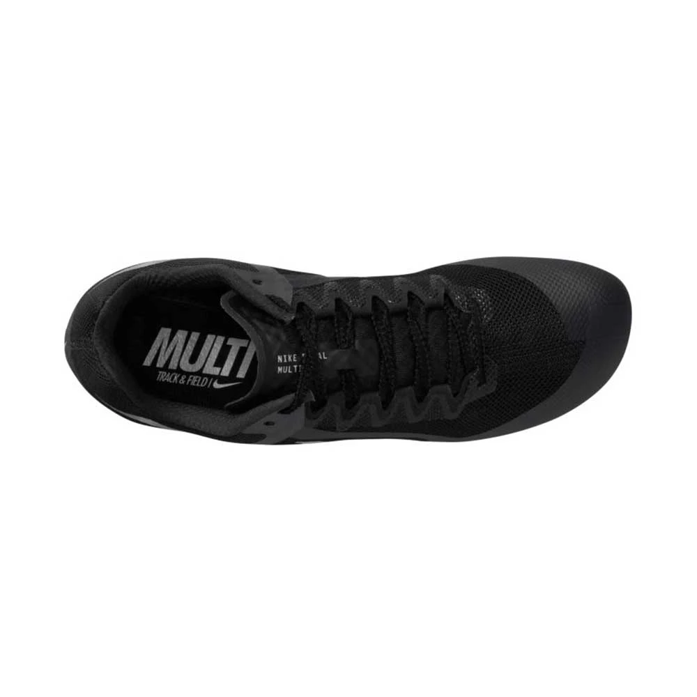 Unisex Nike Zoom Rival Track And Field Distance Spikes - Black/Metallic Silver/Lt Smoke - Regular (D) - Image 3