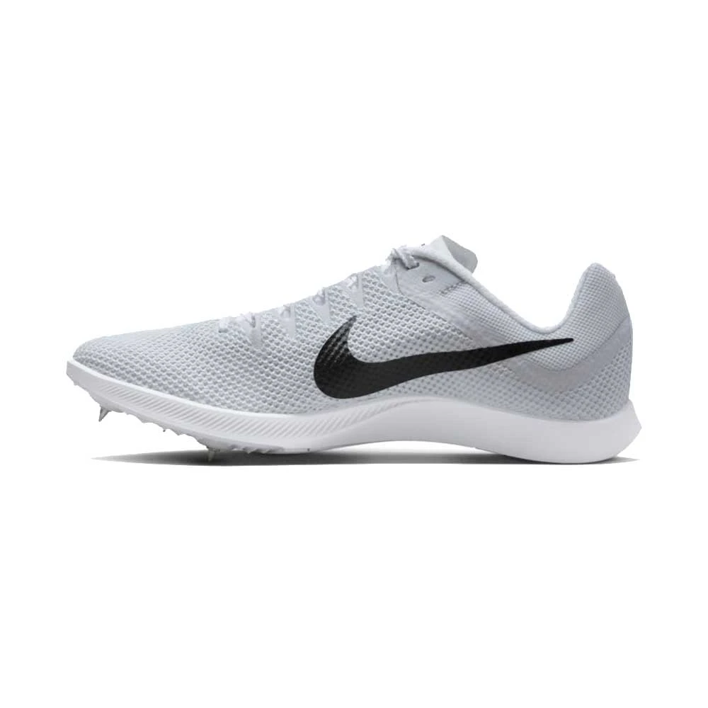 Unisex Nike Zoom Rival Track And Field Distance Spikes - White/Black/Metallic Silver - Regular (D) - Image 2