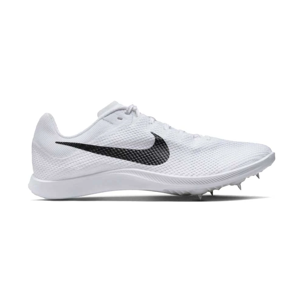 Unisex Nike Zoom Rival Track And Field Distance Spikes - White/Black/Metallic Silver - Regular (D)