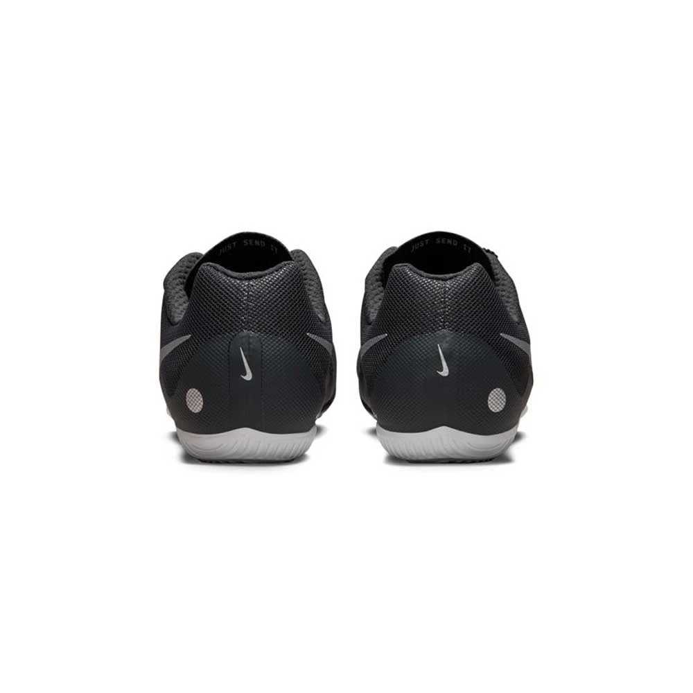 Unisex Nike Zoom Rival Multi Track Spike - Black/Metallic Silver/Lt Smoke Grey - Regular (D) - Image 5