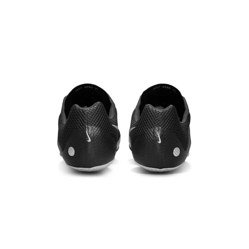 Unisex Nike Zoom Rival Sprint Spike - Black/Metallic Silver/Lt Smoke Grey- Regular (D) - Image 6