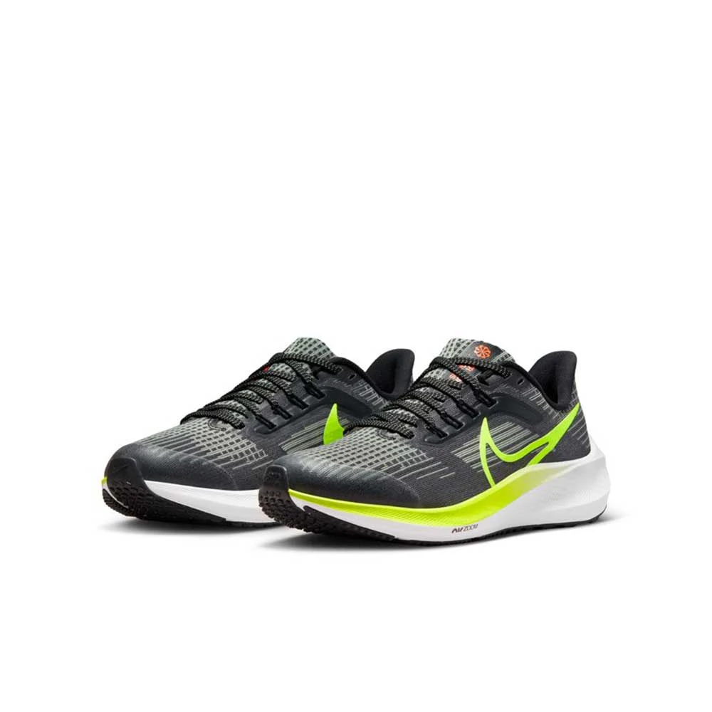 Nike Youth Pegasus 39 Running Shoe- Black/Volt/Barely Volt - Image 2